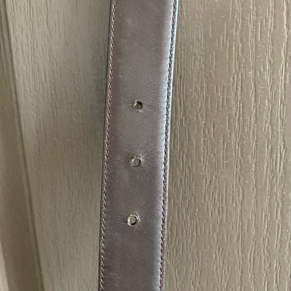 𝓖𝓤𝓤𝓒𝓘 belt with gold hardware - Picture 5 of 14